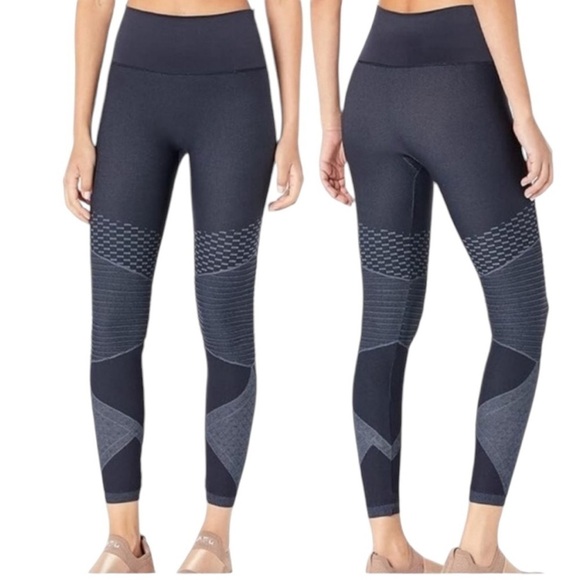 NWT SPANX LAMK Seamless Moto Leggings for Women Tummy Control Color: Indigo Sky - Picture 1 of 6